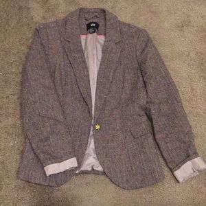 H&M Tweed Blazer Sz 8